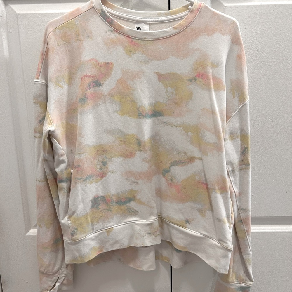 All in motion tie dye crew neck